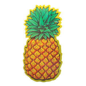 Vintage Pineapple Luau Party Die Cut Paper Decoration 1985
